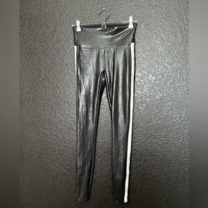 SPANX Black Faux Leather Leggings